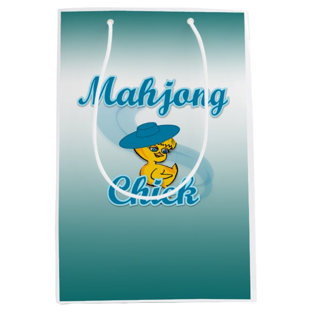 Mahjong Chick #3 Medium Gift Bag (Front)