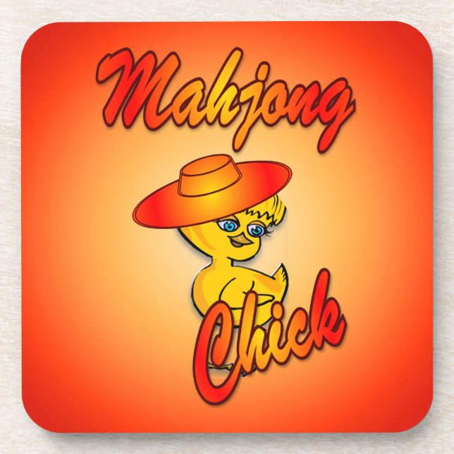 Mahjong Chick #5 Coaster (Front)