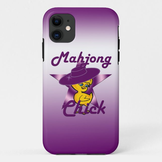Mahjong Chick #9 Case-Mate iPhone Case (Back)