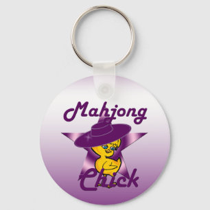 Mahjong Chick #9 Key Ring