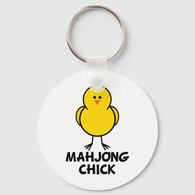 Mahjong Chick Key Ring (Front)