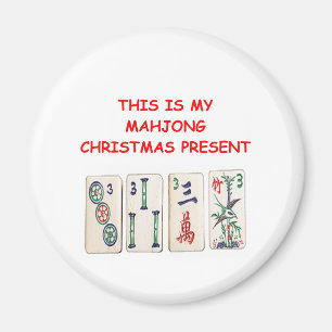 MAHJONG christmas Magnet