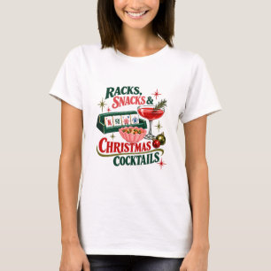 Mahjong Cocktail Shirt Racks Snacks Christmas