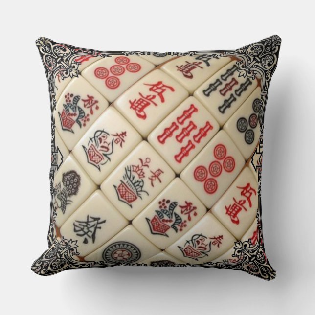 Mahjong Cushion (Front)