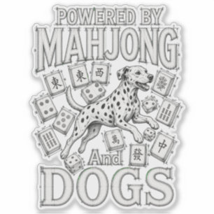 Mahjong & Dalmatian Dog Lover Gift