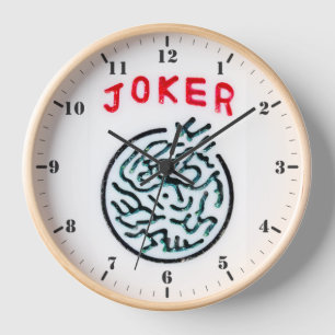 MahJong game symbol Joker tile Clock
