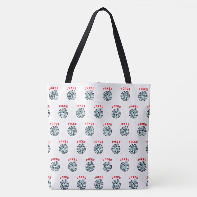 MahJong game symbol Joker tile Tote Bag (Front)