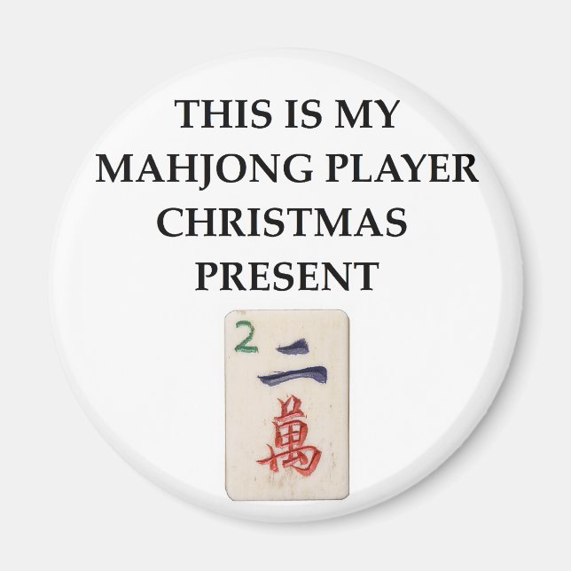 mahjong gift magnet (Front)