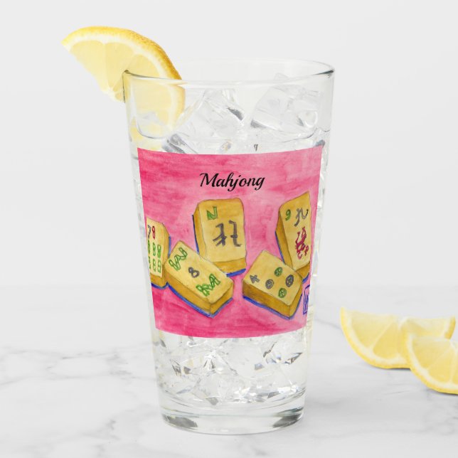 Mahjong Glass (Front Ice)