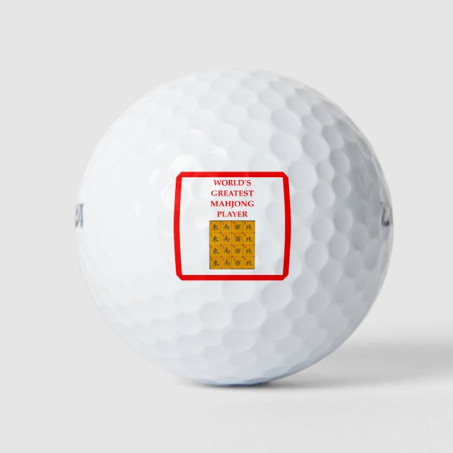 MAHJONG GOLF BALLS (Front)