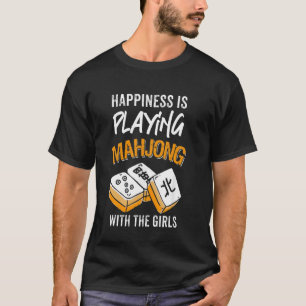 Mahjong - Happiness Is Playing Mahjong T-Shirt