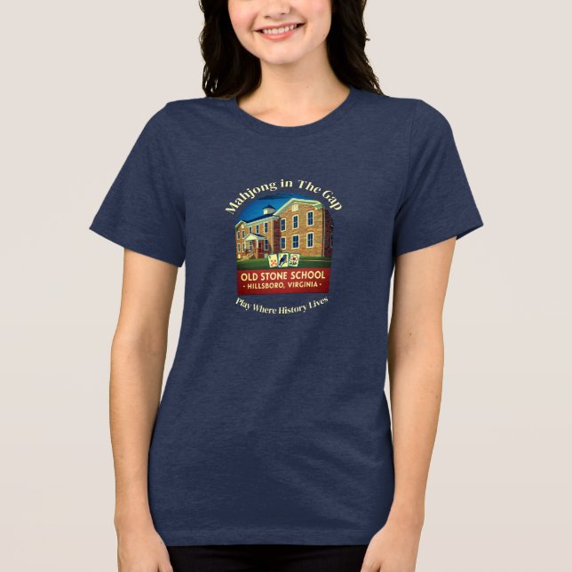 Mahjong in the Gap - Tri-Blend Tshirt (Front)