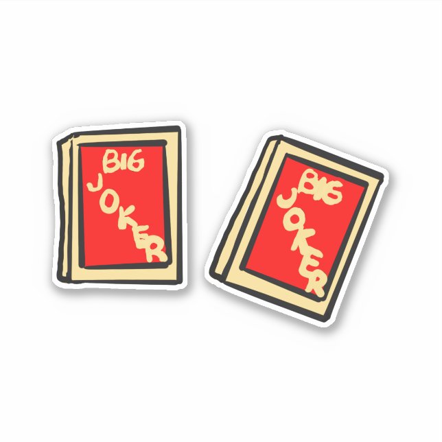 Mahjong Joker Tile Stickers (Front)