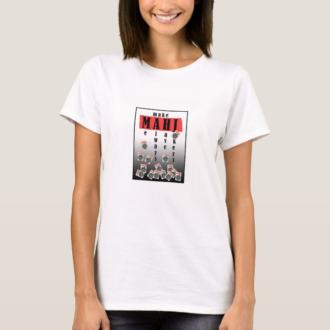 mahjong jokers logo T-Shirt (Front)