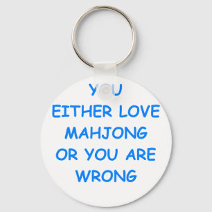 mahjong key ring
