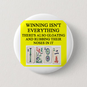 MAHJONG lover 6 Cm Round Badge