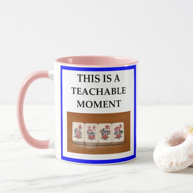 mahjong mug (With Donut)