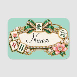 Mahjong Name Tag