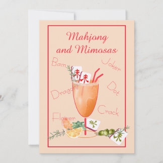 Mahjong Party Invitation