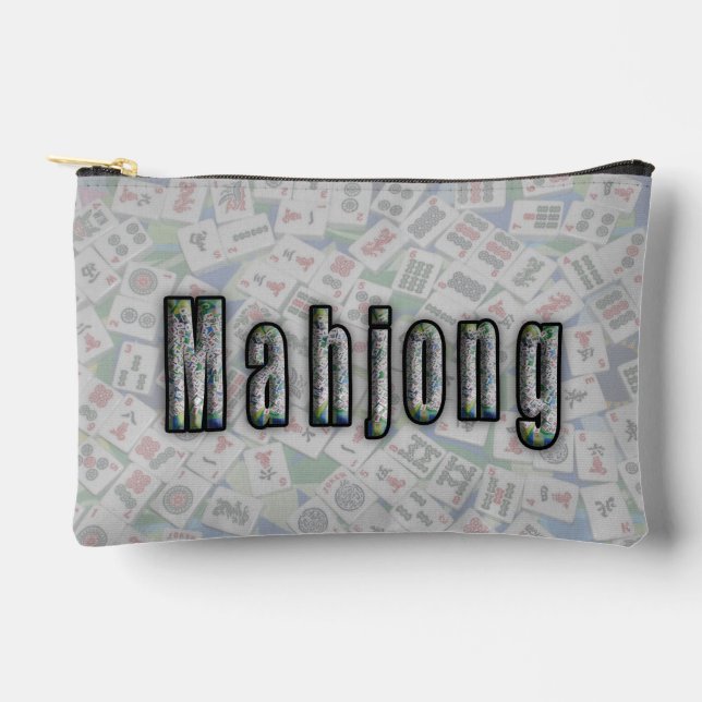 Mahjong Pie Accessory Purse (Front)
