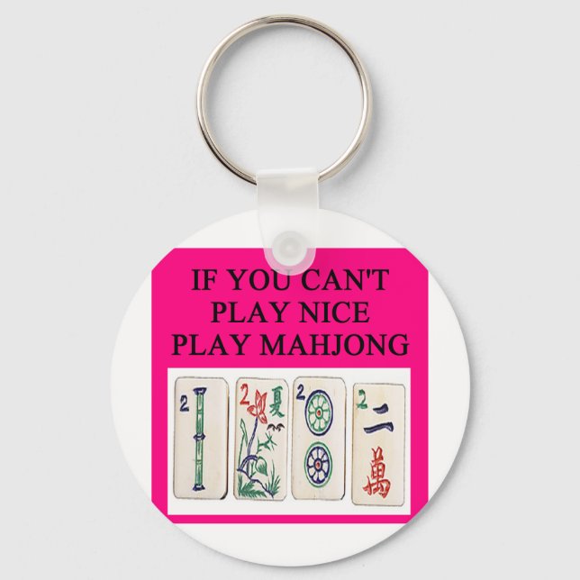 MAHJONG player Key Ring (Front)