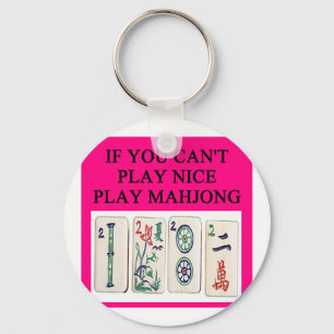 MAHJONG player Key Ring
