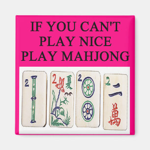 MAHJONG player Magnet