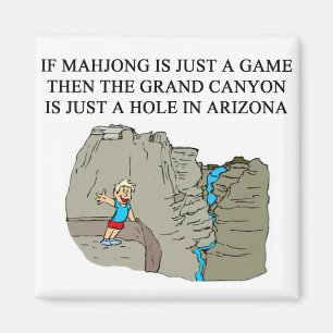 MAHJONG player Magnet