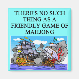 MAHJONG player Magnet