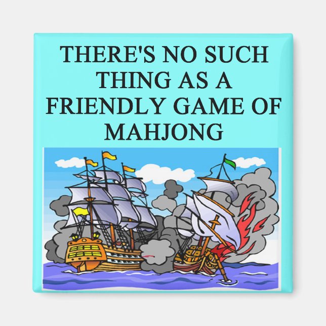 MAHJONG player Magnet (Front)