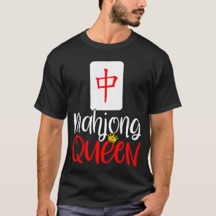 Mahjong Player Queen Funny Gift T-Shirt