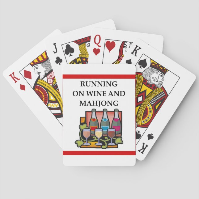 MAHJONG PLAYING CARDS (Back)