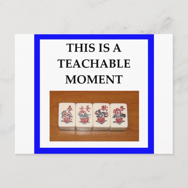 mahjong postcard (Front)