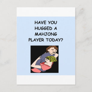 mahjong postcard