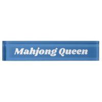 Mahjong Queen in Bright Blue