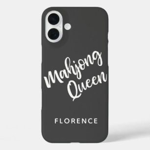 Mahjong Queen Personalised iPhone 16 Plus Case