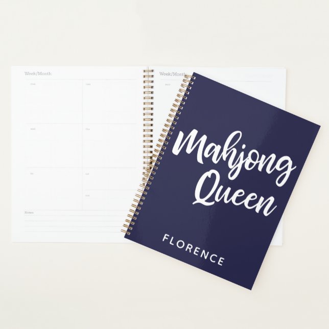 Mahjong Queen Personalised Planner (Display)