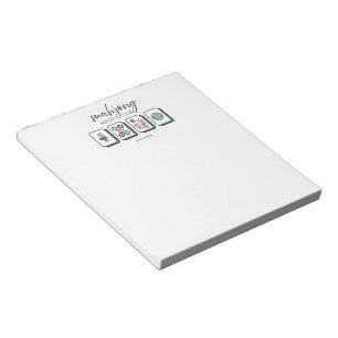 Mahjong Social Club Est 2026  Notepad
