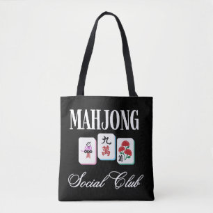 Mahjong Social Club Tote Bag