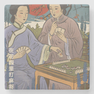 Mahjong Stone Coaster