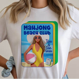 Mahjong Summer Beach Club T-Shirt