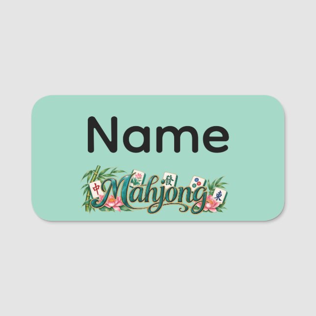 Mahjong Tags (Front)