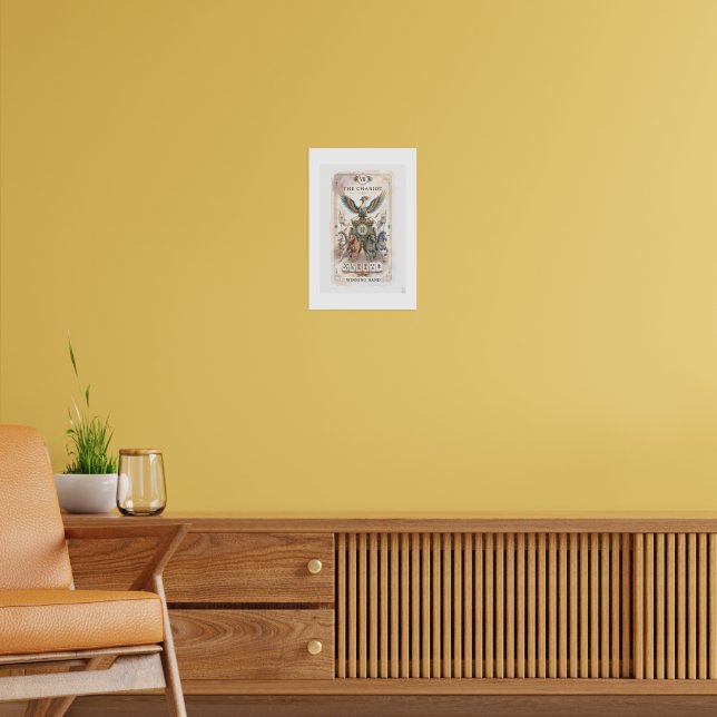 Mahjong Tarot The Chariot  Poster (Living Room 2)