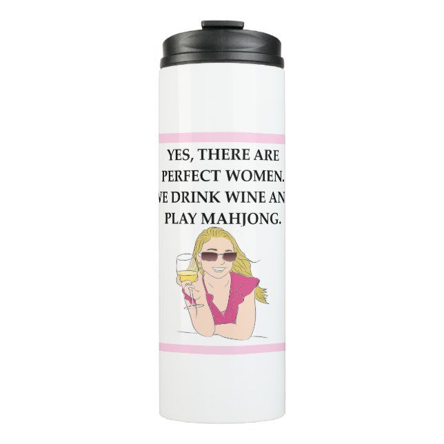 MAHJONG THERMAL TUMBLER (Front)