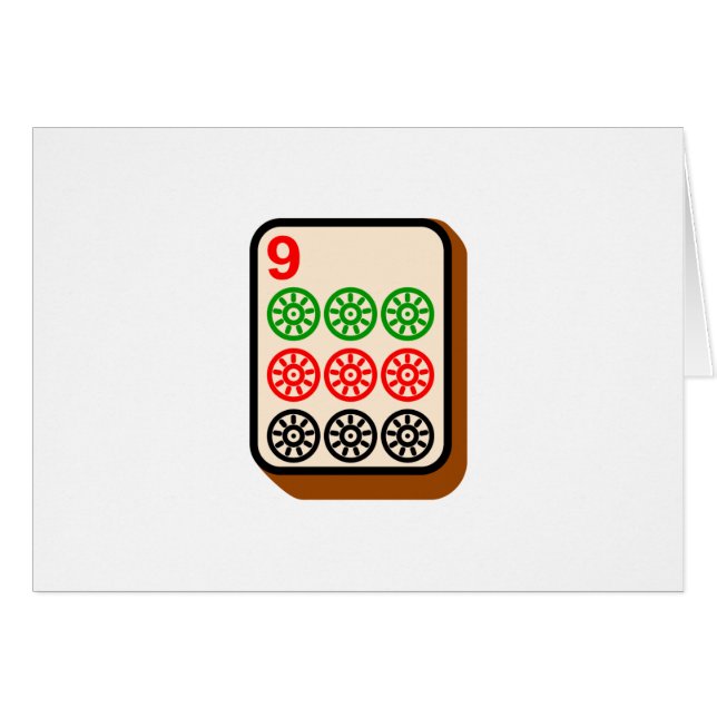 Mahjong Tile (Front Horizontal)