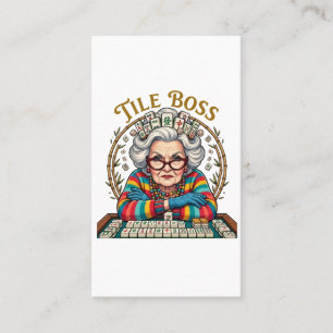 Mahjong Tile Boss Business Card