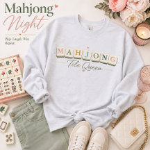 Mahjong Tile Queen Cute 