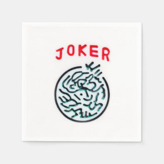 MahJong tile symbol Joker Napkin