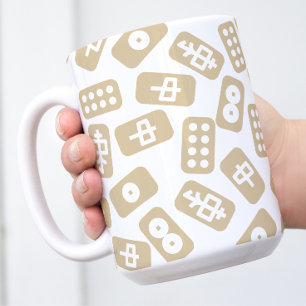 Mahjong tiles coffee mug
