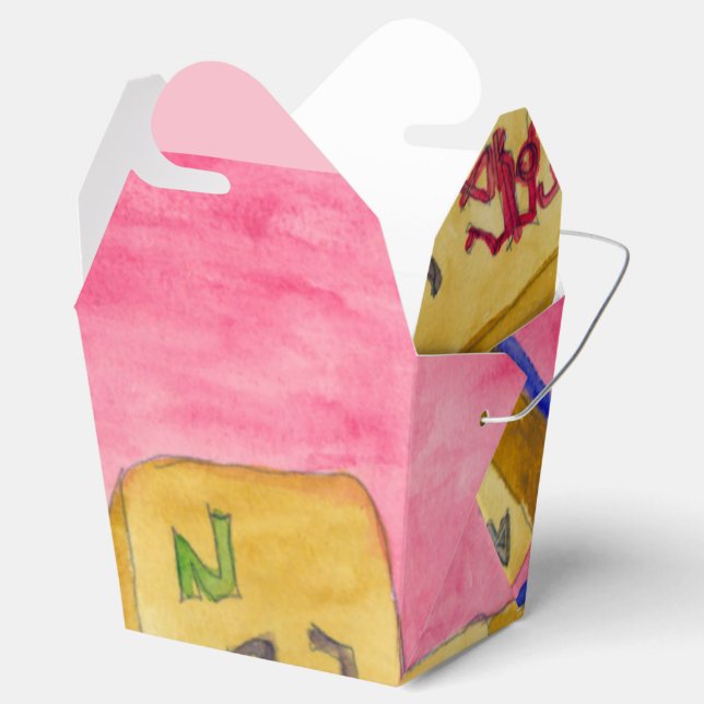 Mahjong Tiles Favour Box (Opened)